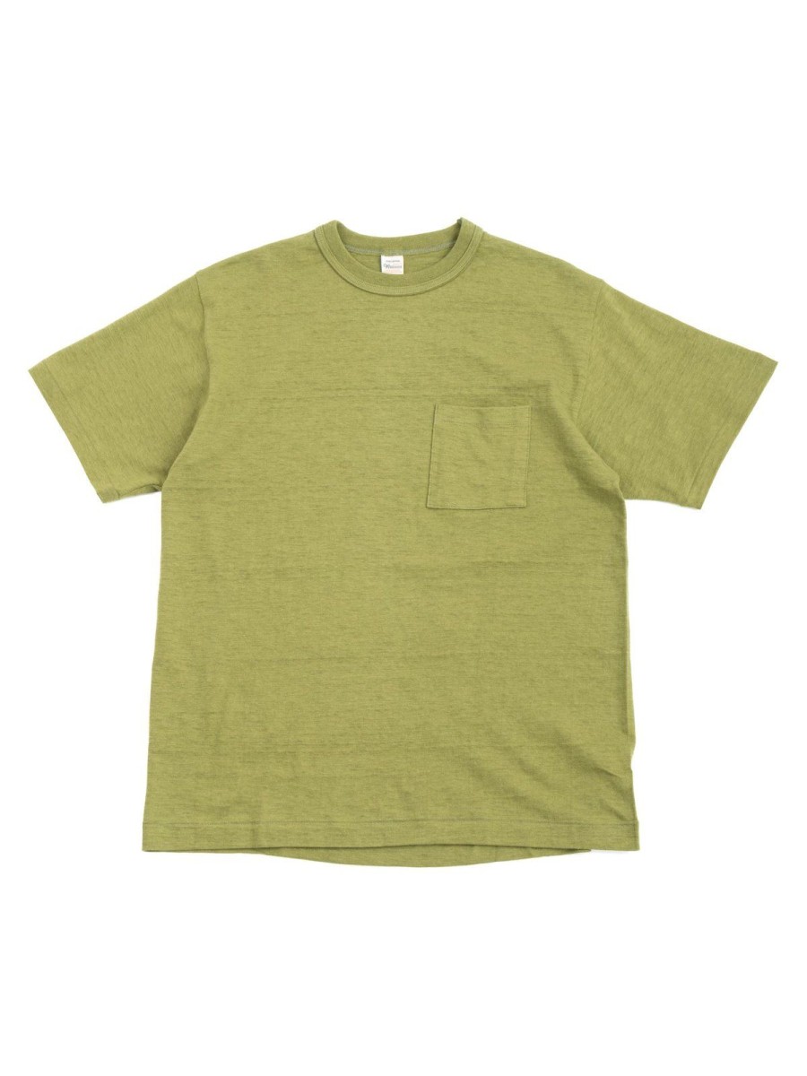 Warehouse & Co Lot 4601 Pocket T Shirt Grass Green | T Shirts S/S