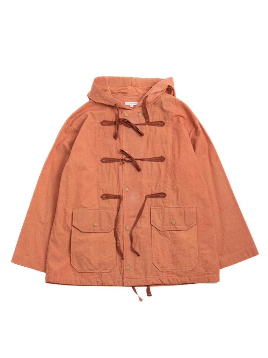 Engineered Garments Lt Parka Rust Cotton Sheeting | Jackets