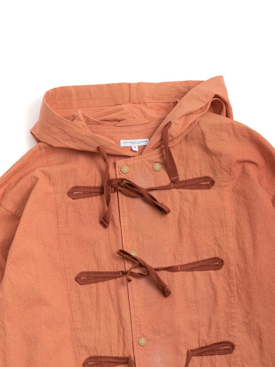 Engineered Garments Lt Parka Rust Cotton Sheeting | Jackets