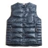 NANGA Inner Down Vest Navy | Outerwear