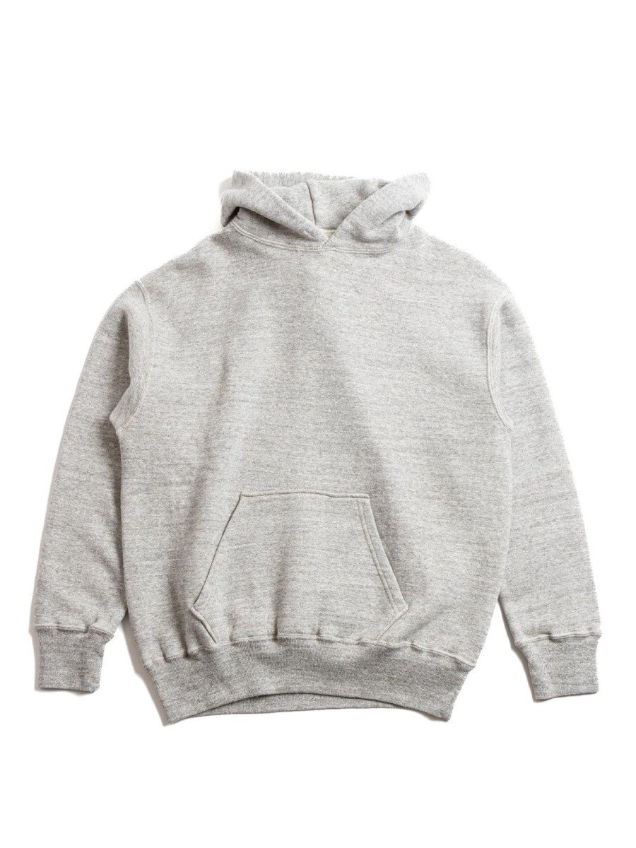 DUBBLE WORKS Lot 86002 Loop Wheel Sweat Hoodie H.Grey | Sweatshirt & Hoodies