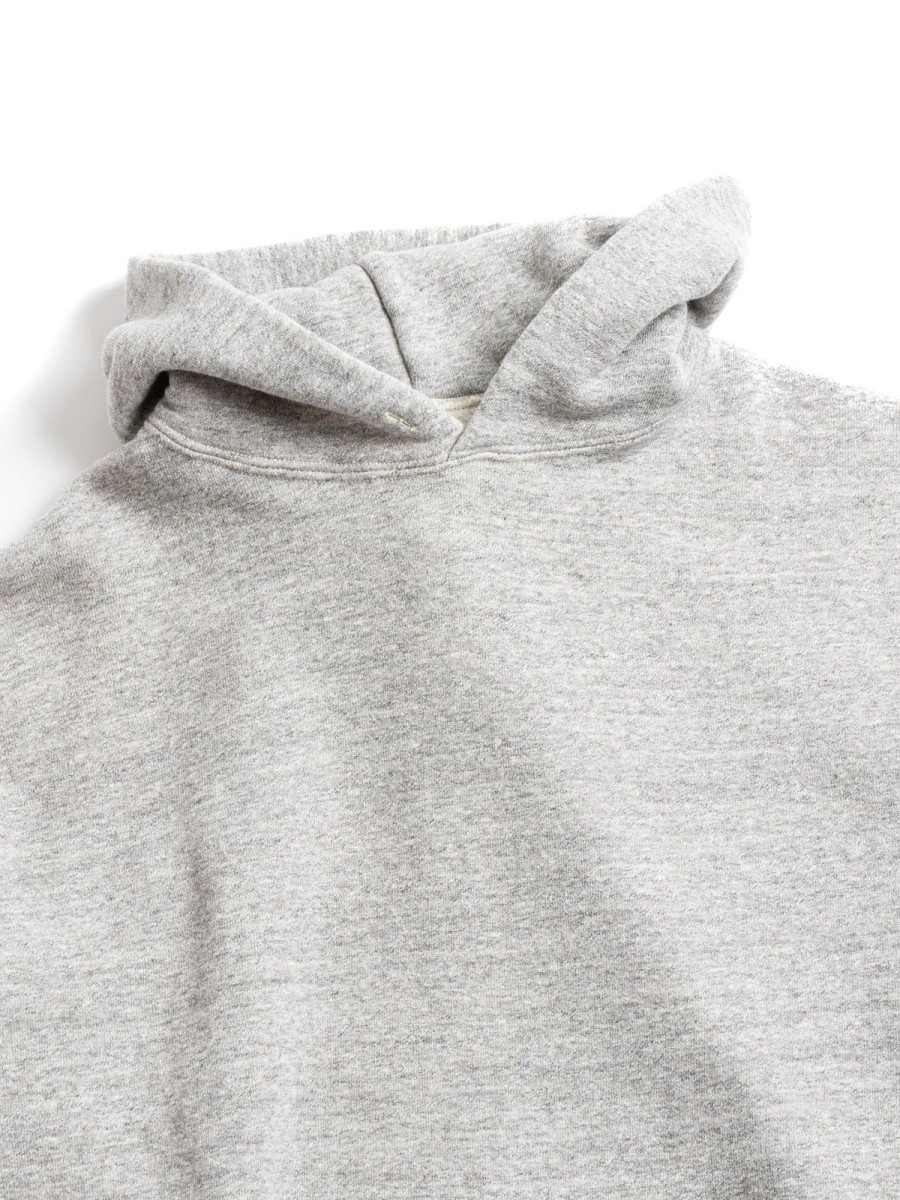 DUBBLE WORKS Lot 86002 Loop Wheel Sweat Hoodie H.Grey | Sweatshirt & Hoodies