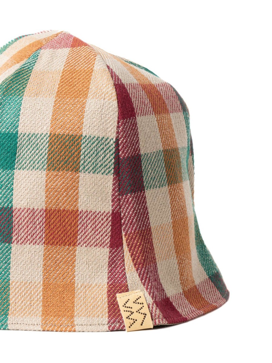 Visvim Sale Tulipa Hat Check Beige | Headwear