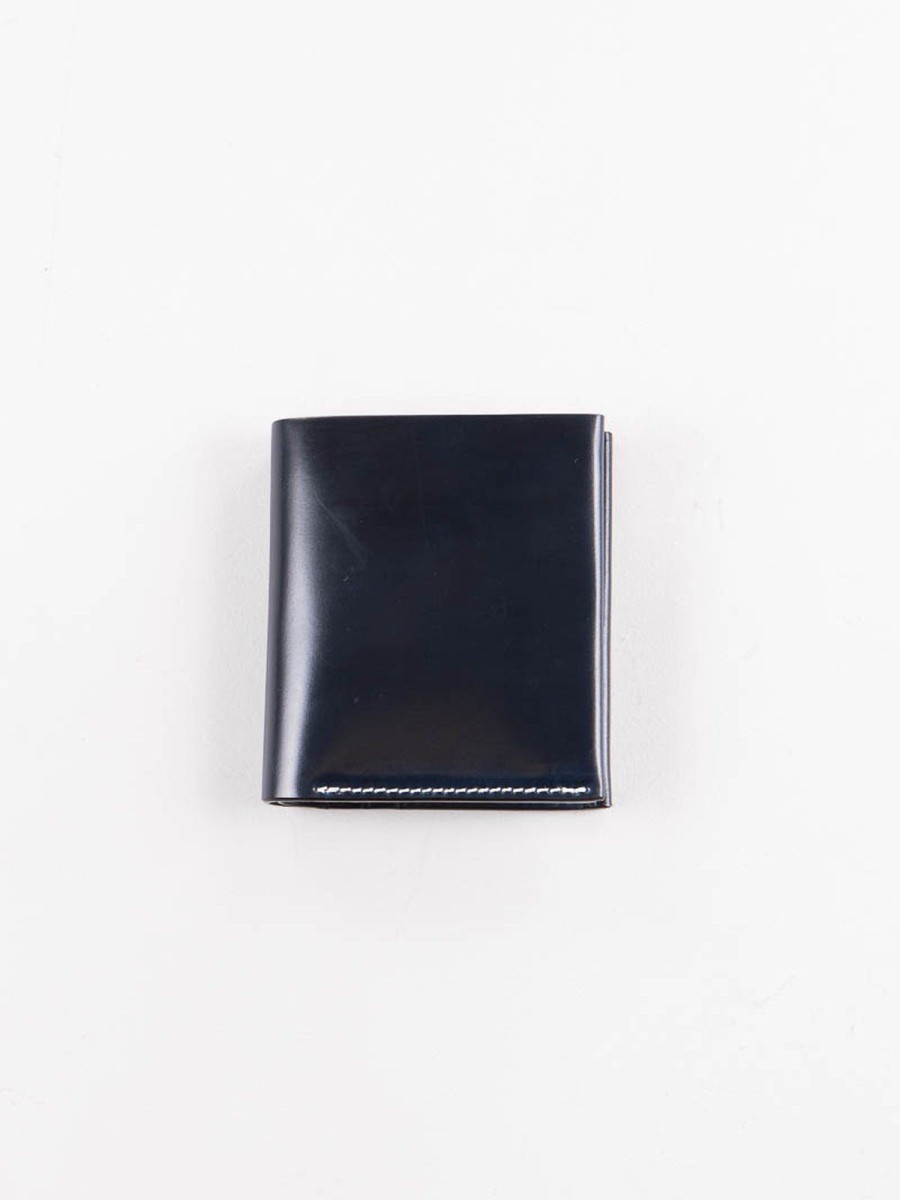 KREIS Navy Horween Cordovan 4 4 Wallet | Wallets