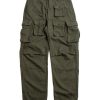 Engineered Garments Fa Pant Olive Solid Poly Wool Flannel | Trousers