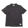 Merz B. Schwanen Good Basics Plp04 Polo Shirt Washed Graphite | T Shirts S/S