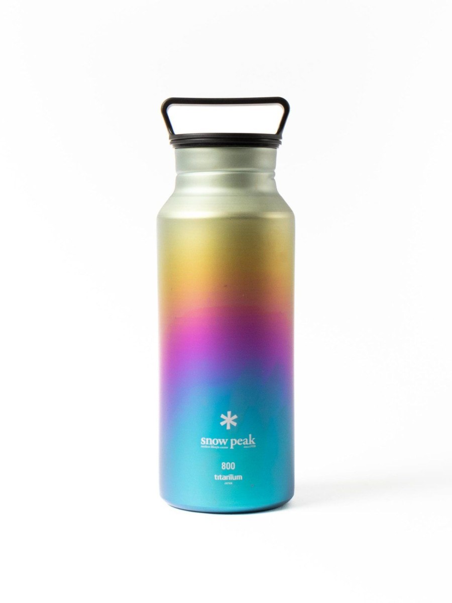 Snow Peak Titanium Aurora Bottle 800 Rainbow | Camping & Outdoor