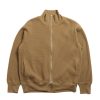 *A Vontade Big Waffle Drivers Zip Cardigan Coyote | Knitwear