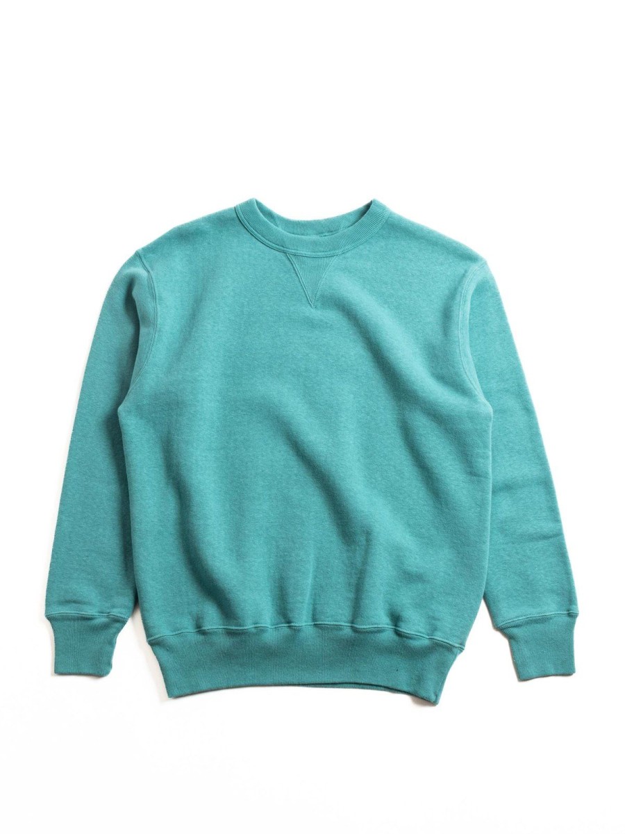 DUBBLE WORKS Lot 86001 Loop Wheel"Sweat Shirts Turquoise | Sweatshirts