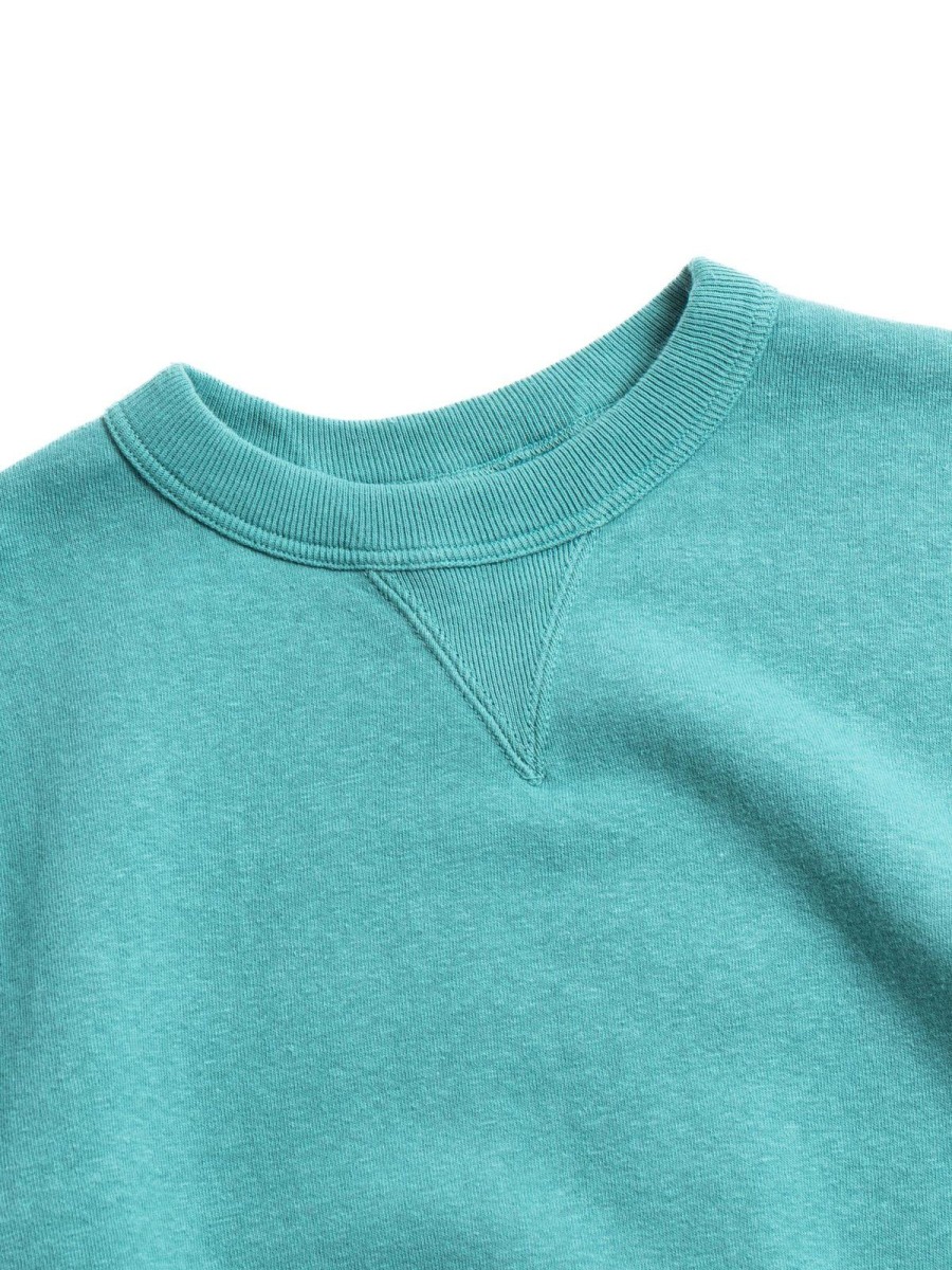 DUBBLE WORKS Lot 86001 Loop Wheel"Sweat Shirts Turquoise | Sweatshirts