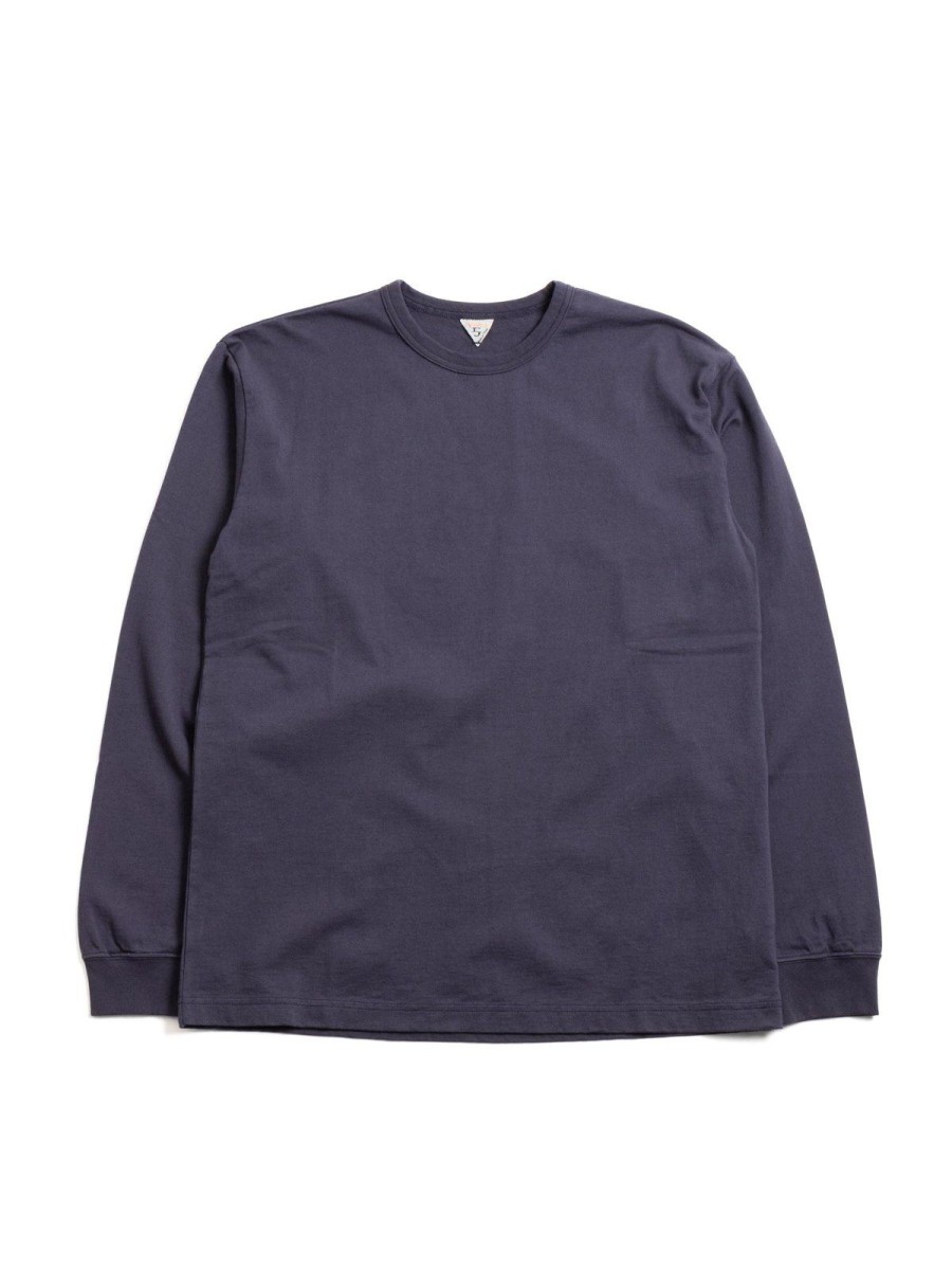 Filmelange Arno L/S Tee Shadow Navy | Sweatshirts