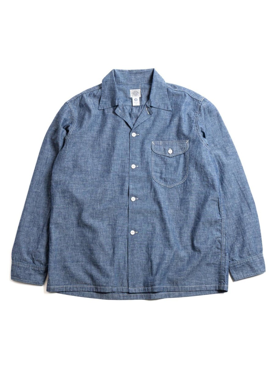 Post O’alls New Basic Shirt Classic Chambray Indigo | Shirts