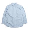 Nanamica Button Down Stripe Wind Shirt Sax | Shirts