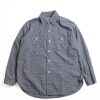 Post O’alls No.6 Shirt Cotton/Linen Gingham Indigo | Shirts