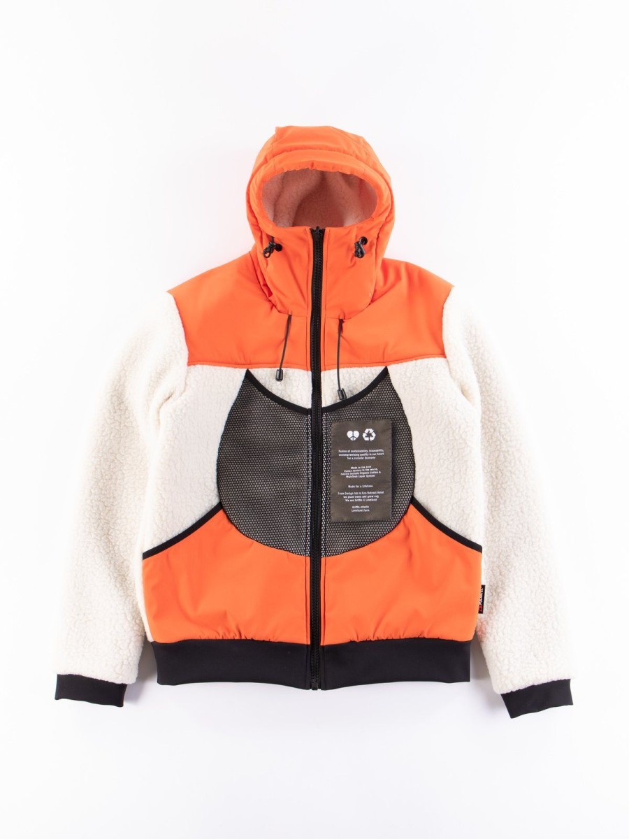 The Bureaubel Fast Orange Reversible Hooded Jogger | Outerwear