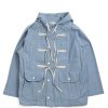 Engineered Garments Lt Parka Lt Blue Cotton Chambray | Jackets