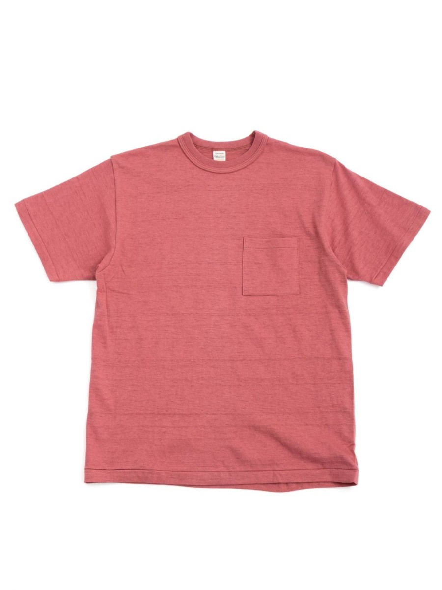 Warehouse & Co Lot 4601 Pocket T Shirt Faded Red | T Shirts S/S