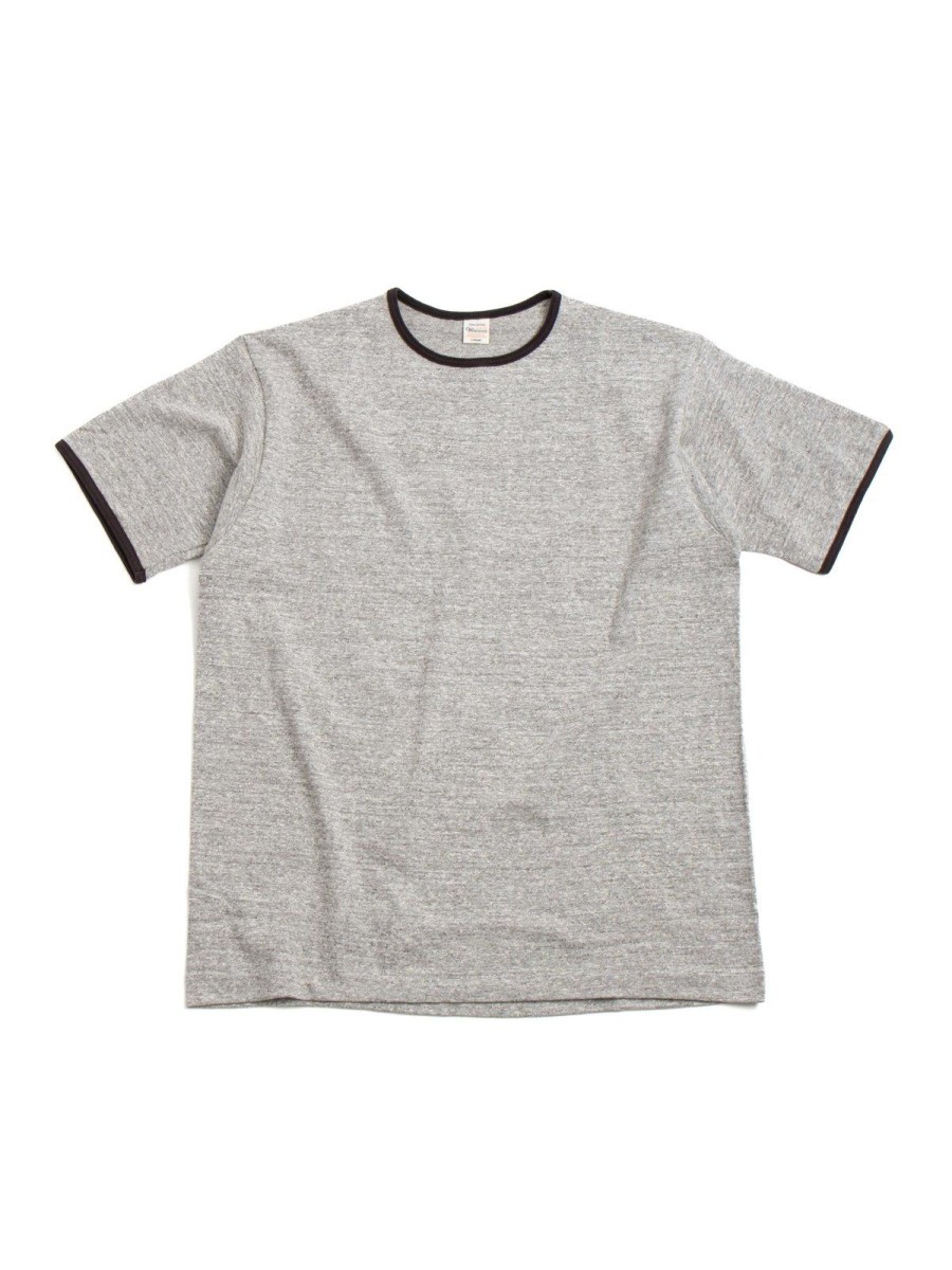 Warehouse & Co Lot 4059 Plain T Shirt Gray / Black | T Shirts S/S