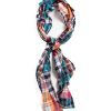 Engineered Garments Long Scarf Multi Color Patchwork Triangle Plaid | Scarves & Shawls