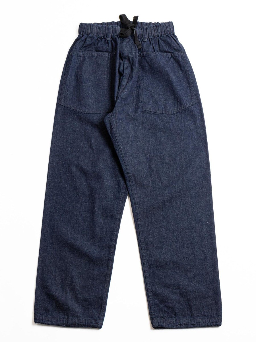 Post O’alls E Z Army Navy Pants 2 8Oz Denim Indigo | Trousers