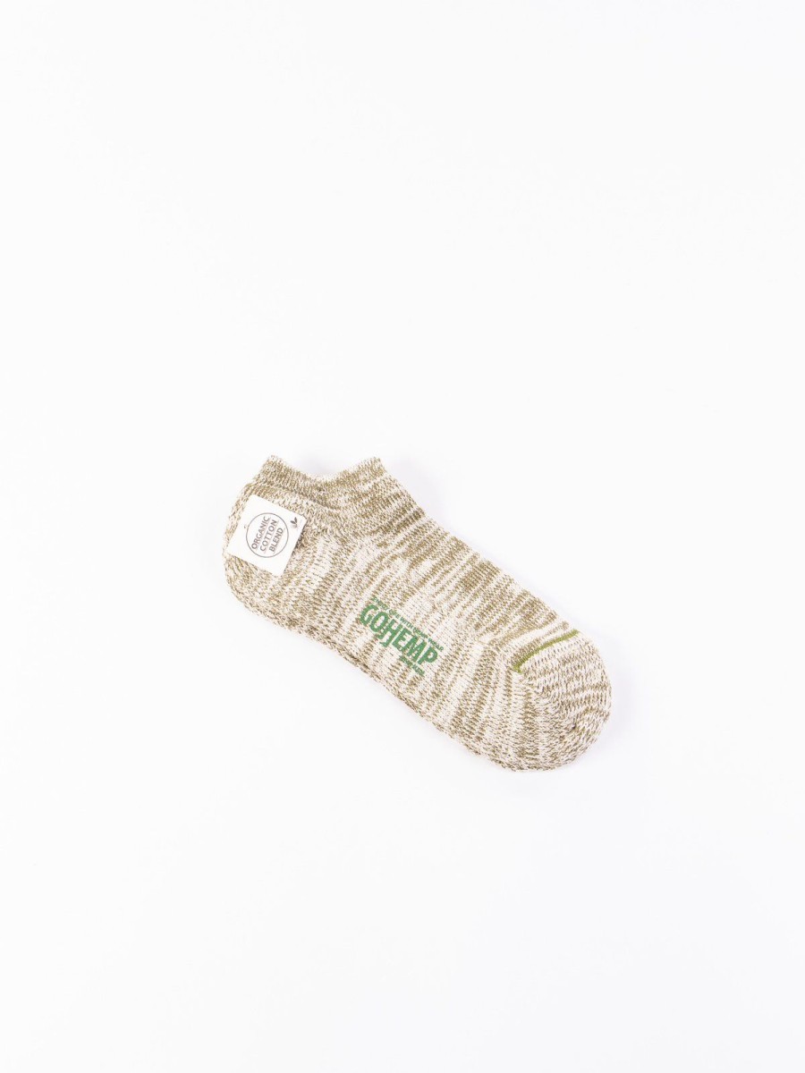 Anonymous Ism Khaki Go Hemp Oc Pile Ankle Socks | Socks