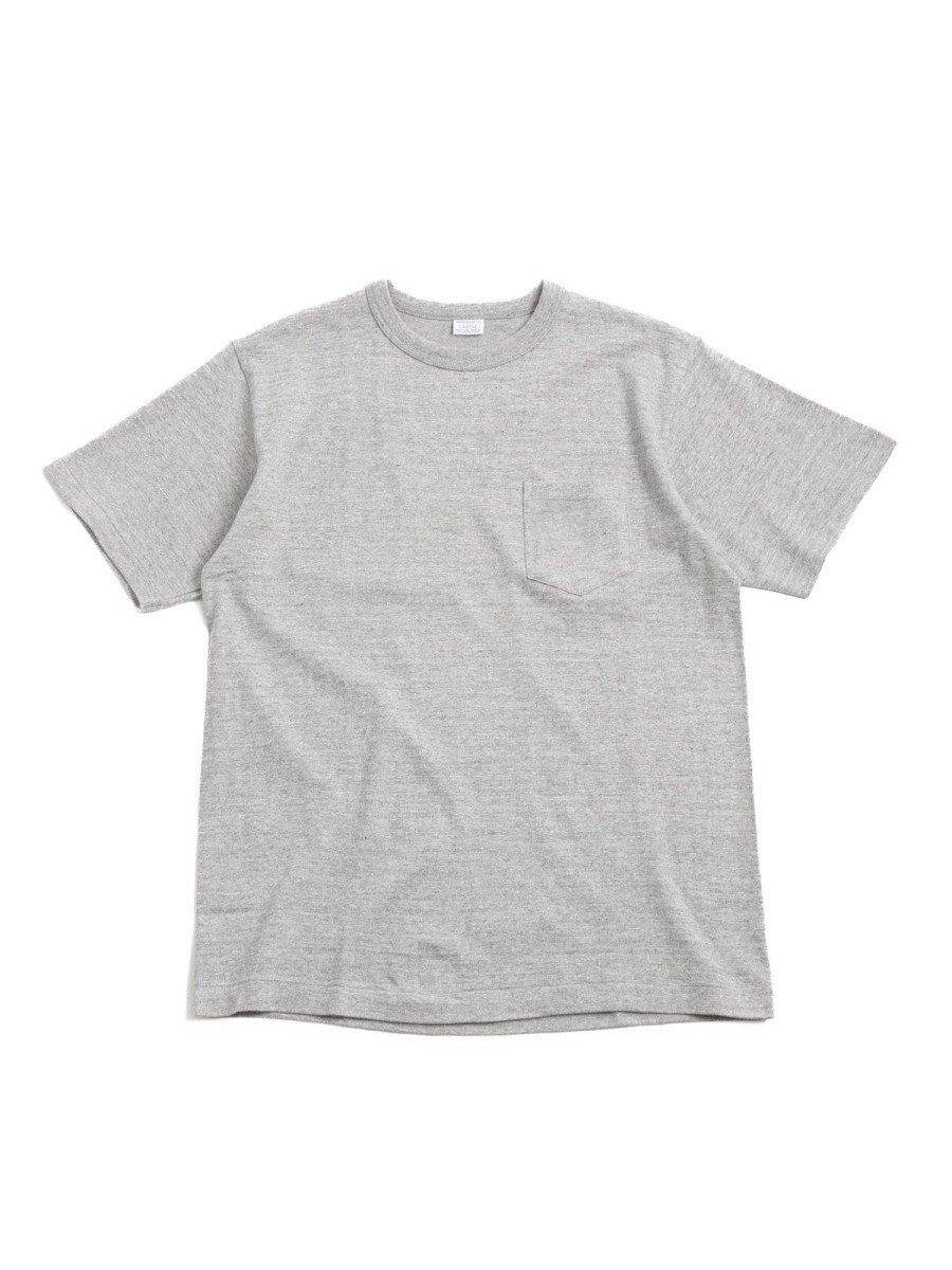 Warehouse & Co Lot 4097 Heather Pocket T Shirt Gray | T Shirts S/S