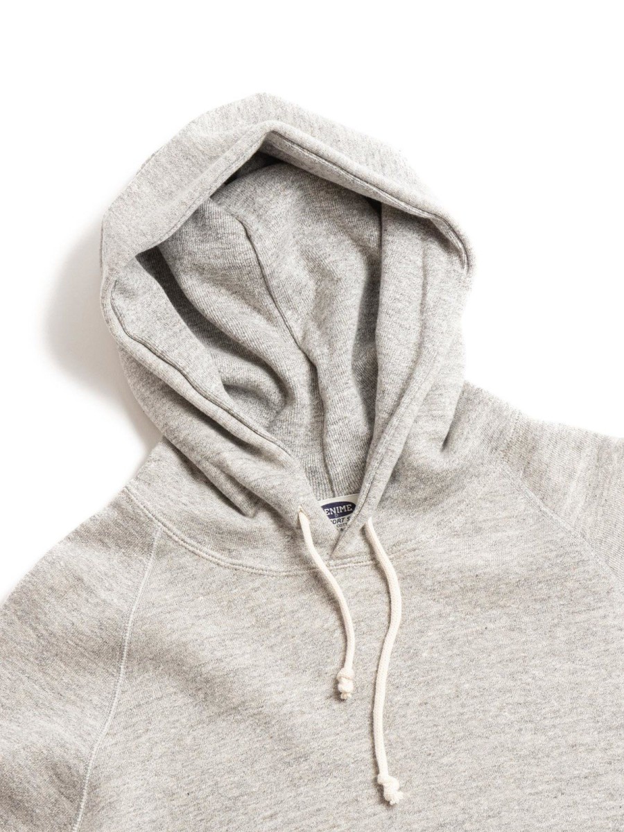 DENIME 4 Needle Raglan Hoodie Light Heather | Sweatshirt & Hoodies