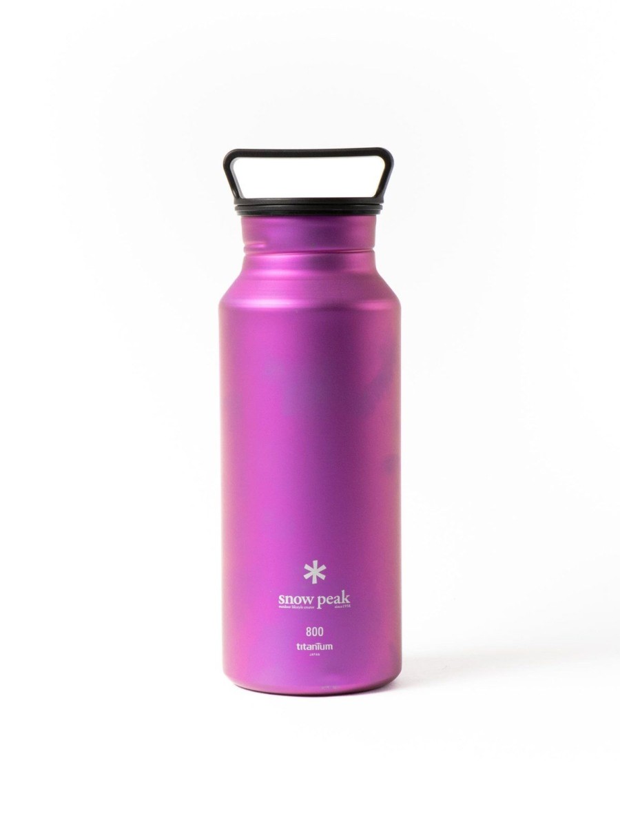 Snow Peak Titanium Aurora Bottle 800 Pink | Camping & Outdoor