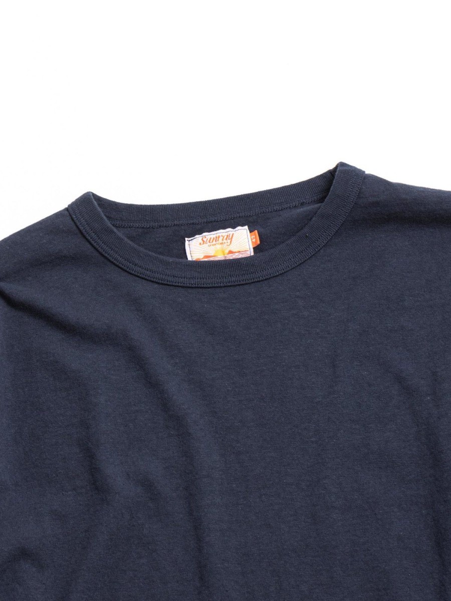 Sunray Sportswear Haleiwa L/S T Shirt Dak Navy | T Shirts L/S