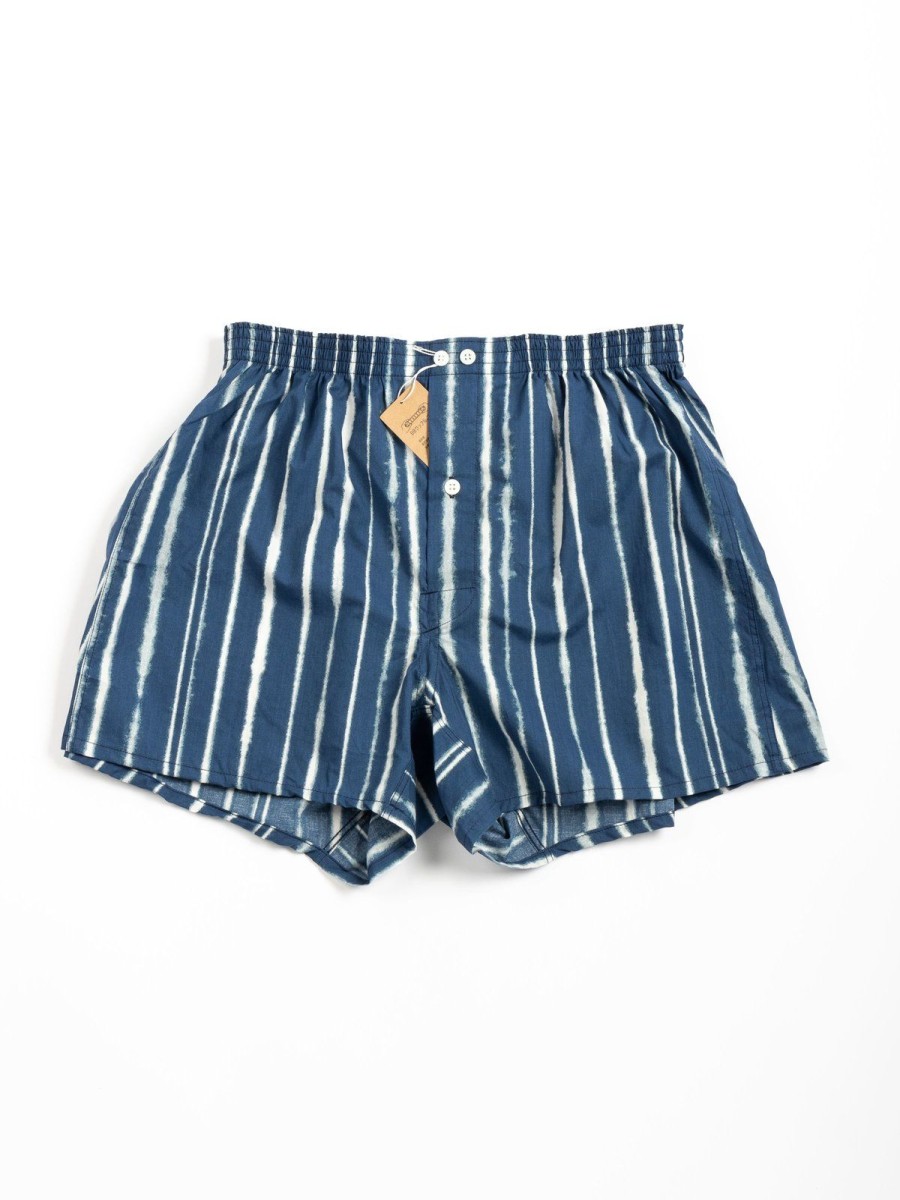 Anonymous Ism Komon Pattern Boxer Blue | Underwear