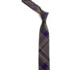 Engineered Garments Neck Tie Navy/Olive Cotton Plaid | Ties & Pocket Squares