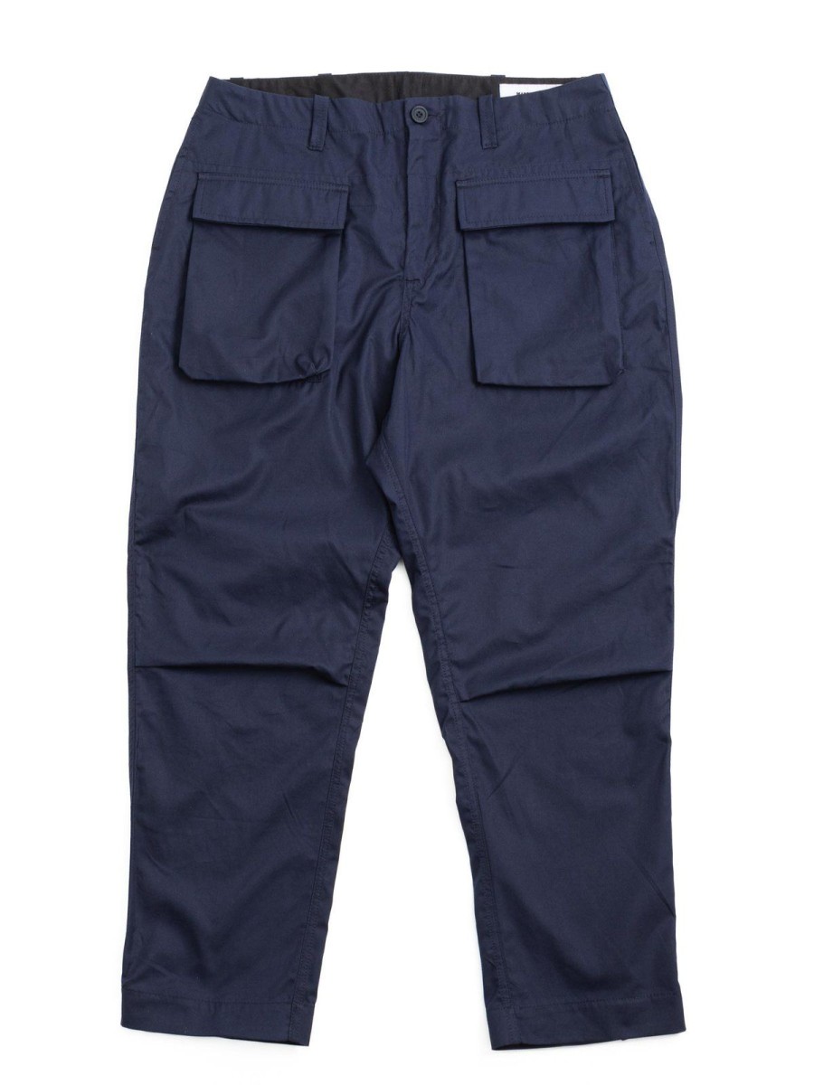 The Power For The People x Gene Cargo Pants Navy | Trousers