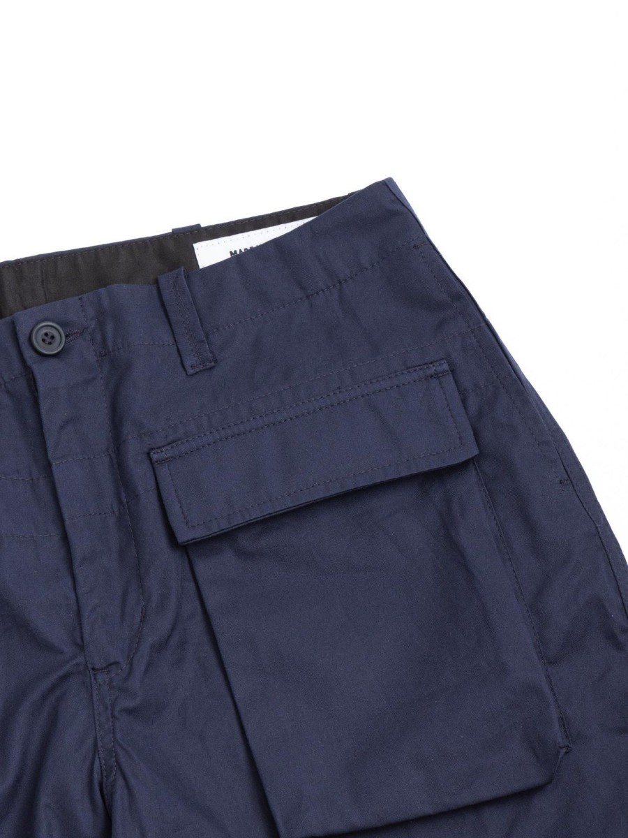 The Power For The People x Gene Cargo Pants Navy | Trousers