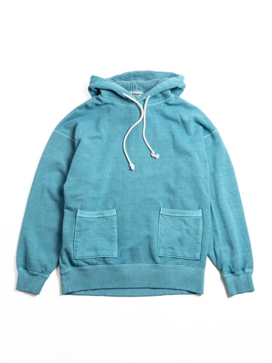 Jackman Faded Sweat Parka Fade Blue | Sweatshirt & Hoodies