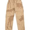 Engineered Garments Fatigue Pant Khaki Animal Print Cotton Flat Twill | Trousers