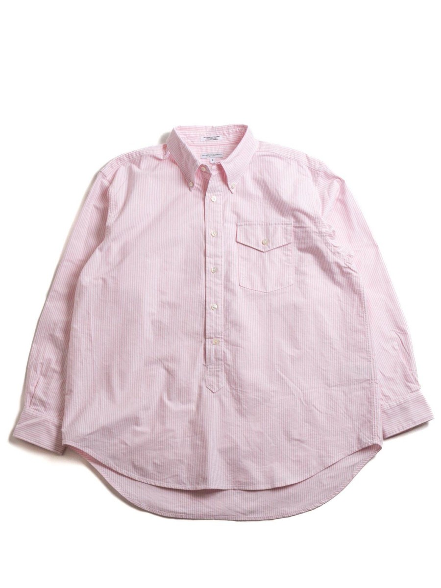 Engineered Garments Ivy Bd Shirt Pink Candy Stripe | Shirts