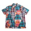 Engineered Garments Camp Shirt Multi Color Triangle Patchwork | Shirts