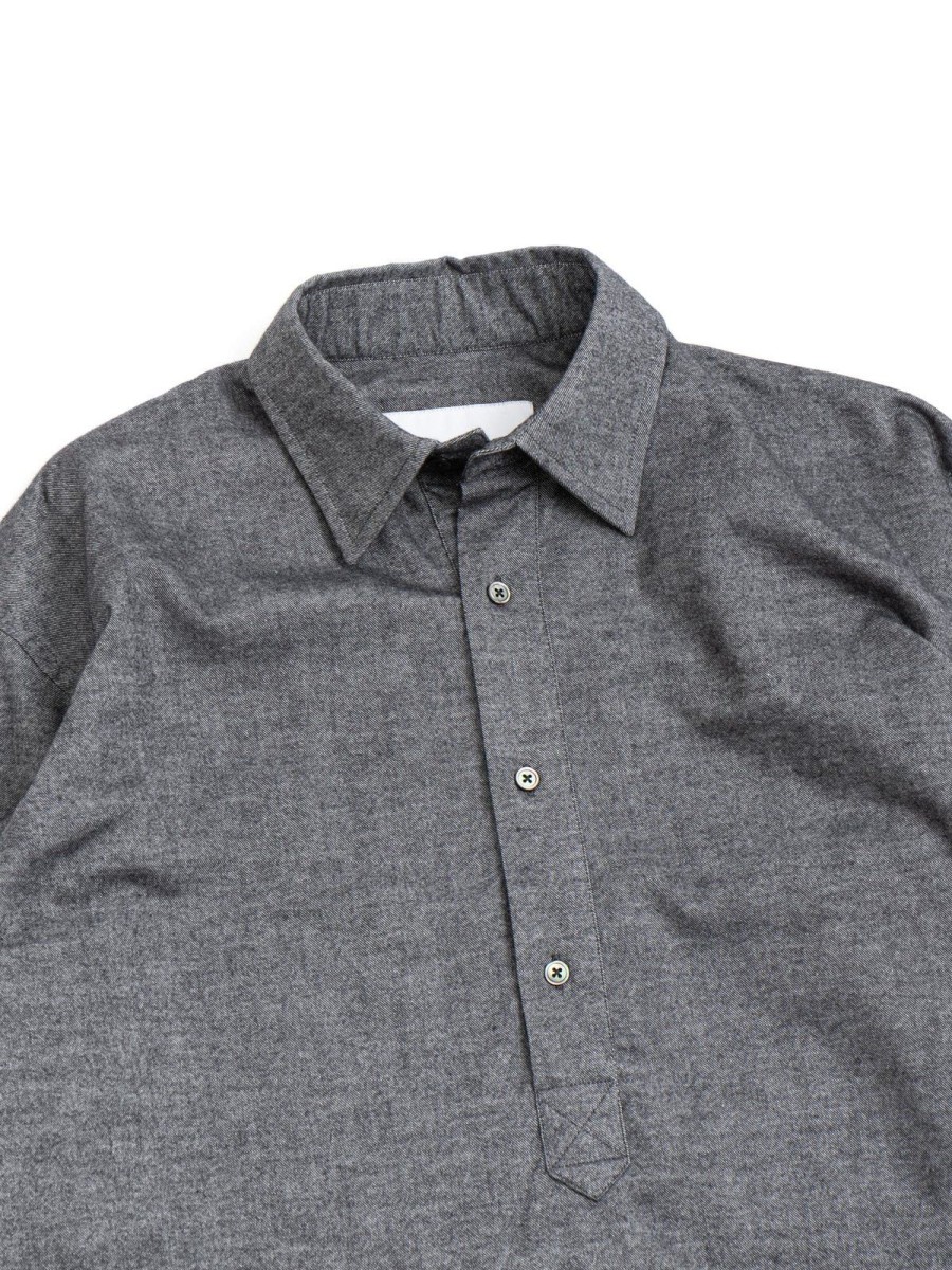 The Power For The People x Booker Zip Smock Shirt Graphite | Jackets