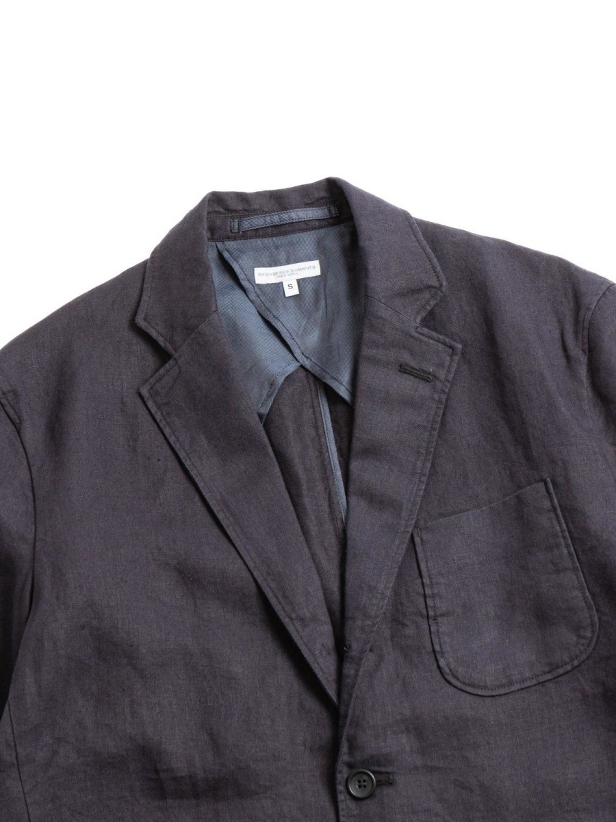 Engineered Garments Ivy Blazer Navy Linen Twill | Jackets