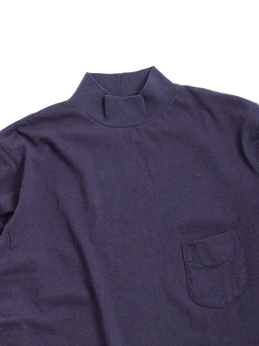 Filmelange Duomo L/S T Shirt Navy Melange | T Shirts L/S