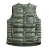 NANGA Inner Down Vest Khaki | Outerwear