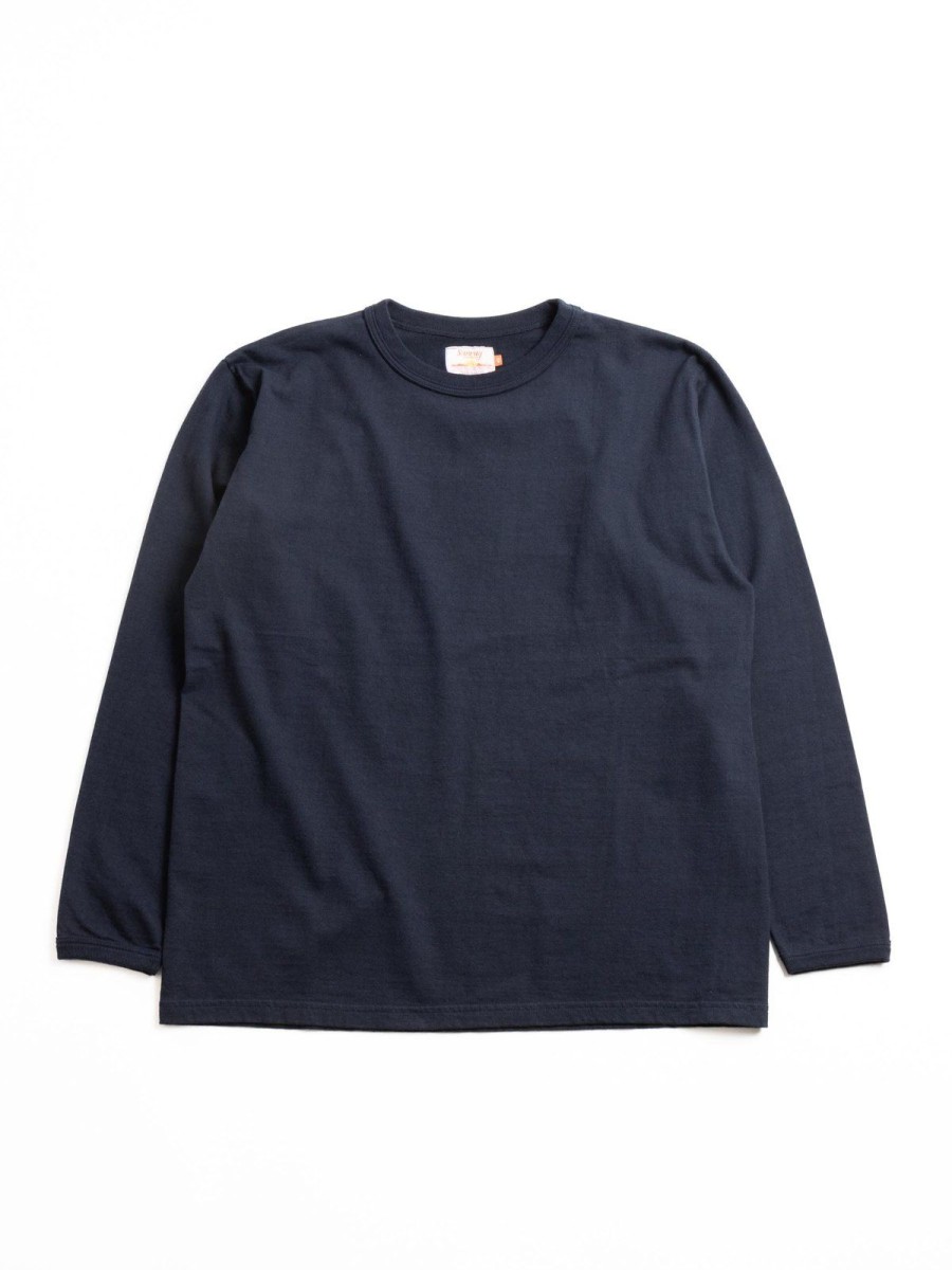 Sunray Sportswear Makaha L/S T Shirt Dark Navy | T Shirts L/S