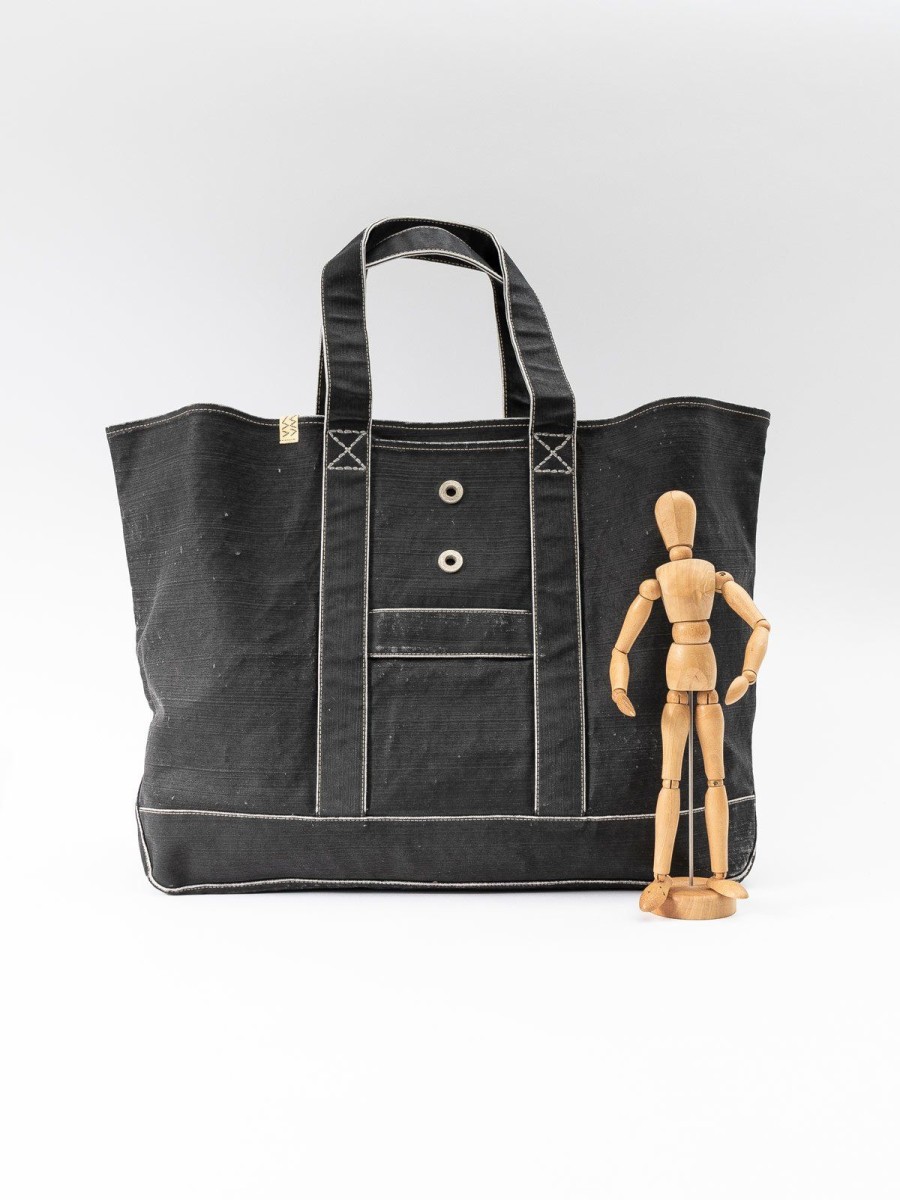 Visvim Sale Black Canvas Homer Xl Bag | Bags & Luggage