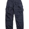 Engineered Garments Fa Pant Navy Solid Poly Wool Flannel | Trousers