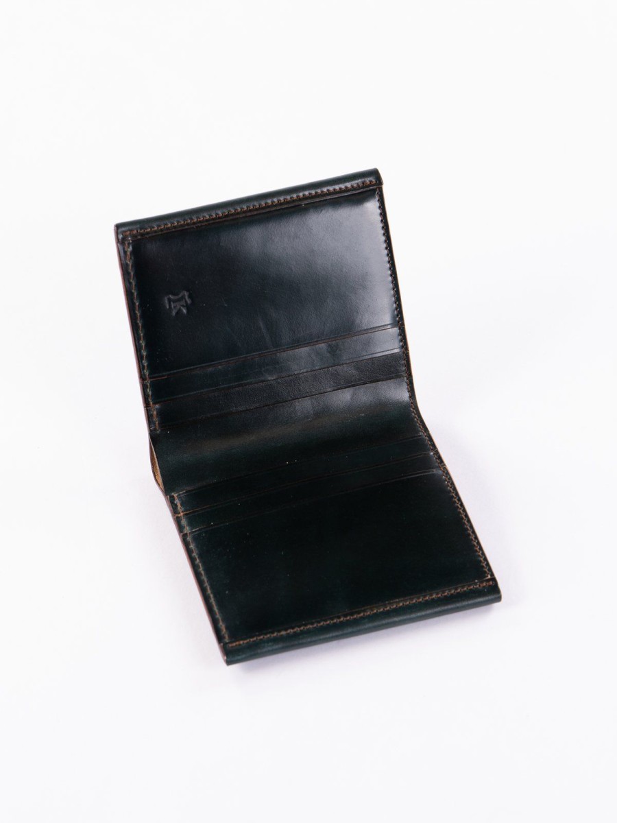 KREIS Green Horween Cordovan 3 3 Wallet | Wallets