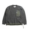 and wander Shetland Wool Sweater Gray | Knitwear