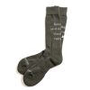 and wander Pe/Co Pile Sock Khaki | Socks