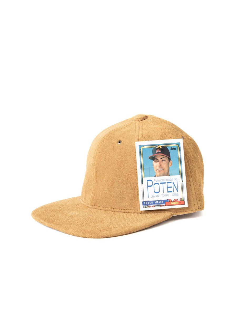 Poten Suede Sp Baseball Cap Camel | Headwear