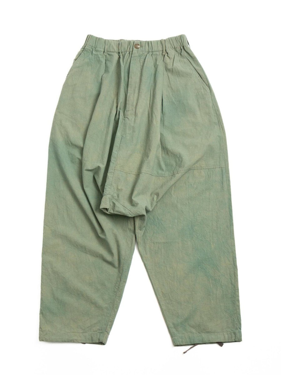 Engineered Garments Sarrouel Pant Olive Cotton Sheeting | Trousers