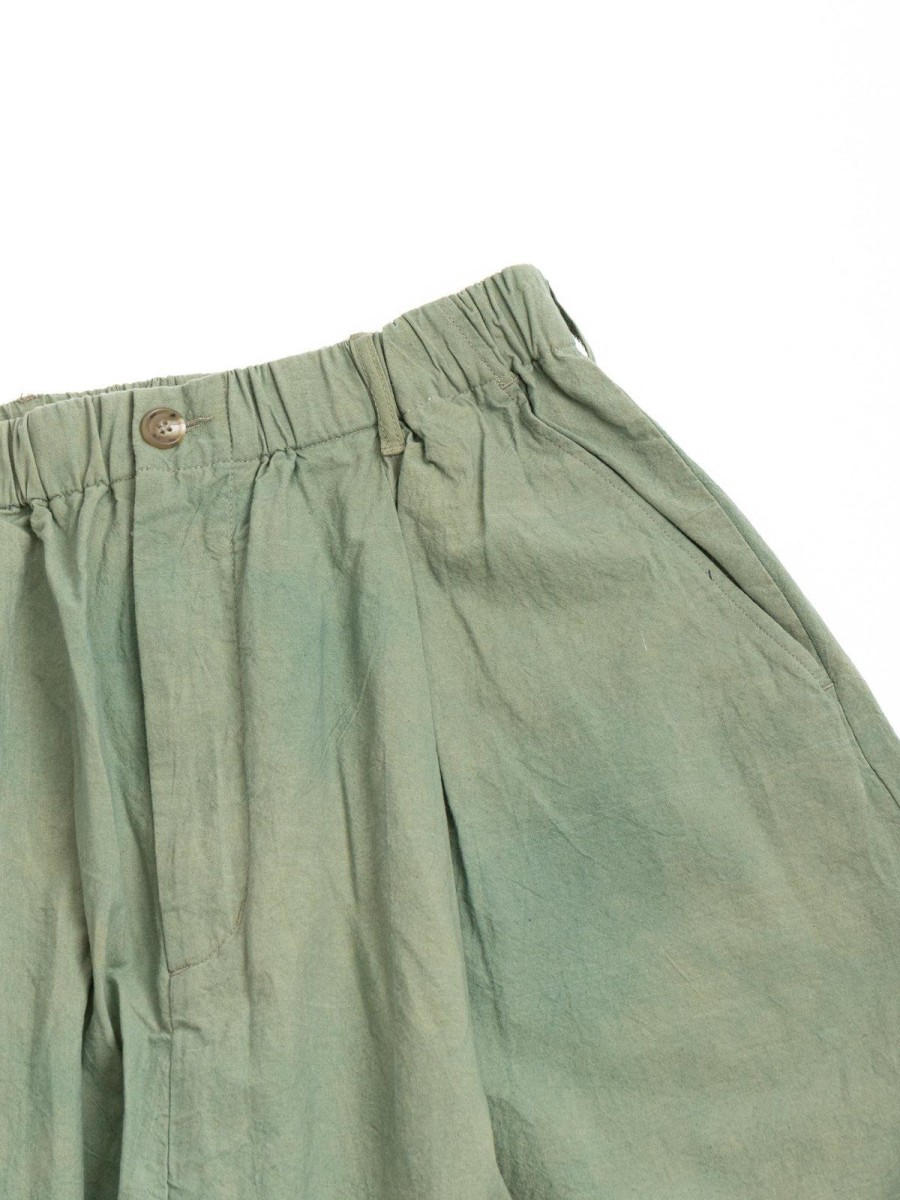 Engineered Garments Sarrouel Pant Olive Cotton Sheeting | Trousers